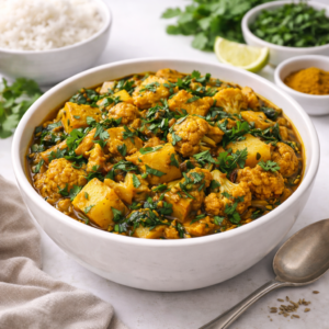 Meethi Aloo Gobhi